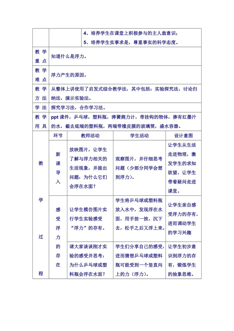 《认识浮力》教学设计.doc_第2页