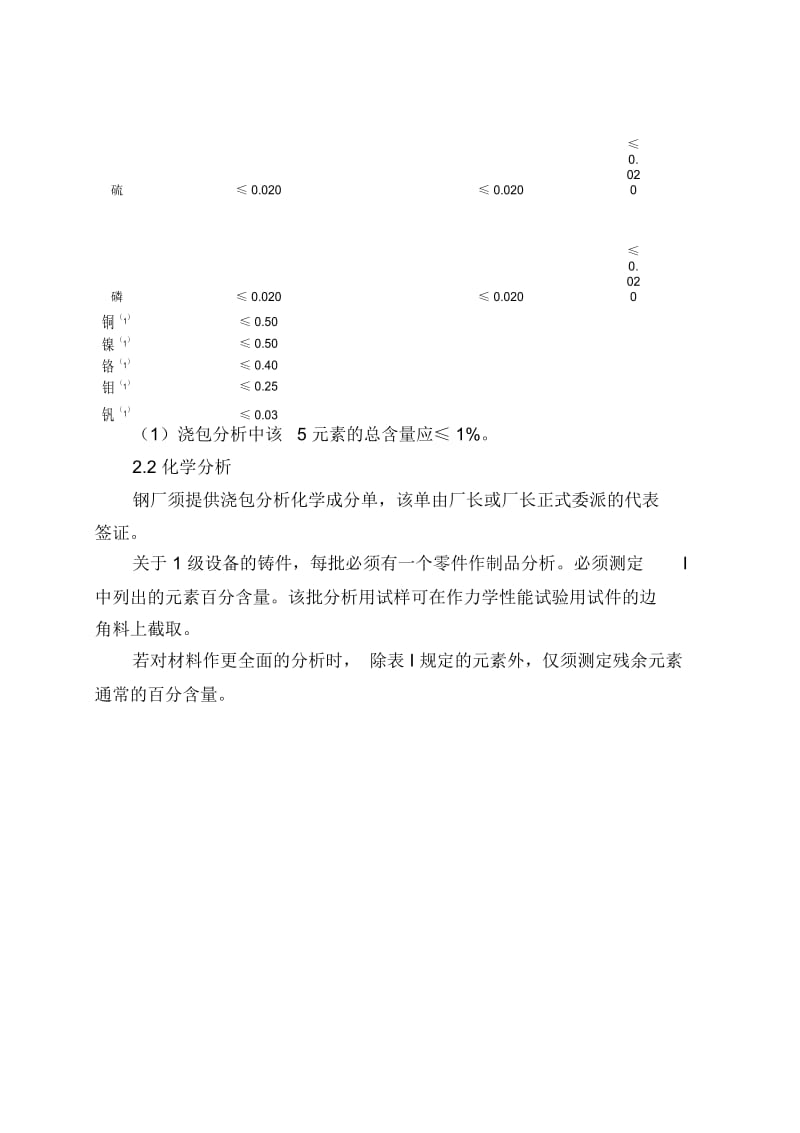 M11121、2、3级设备用承压碳钢铸件RCCM中文版法国民用核电标准.docx_第2页