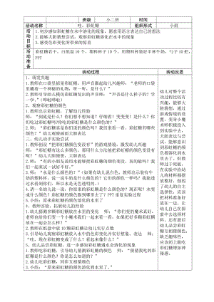 小班科学活动：哇彩虹糖.doc