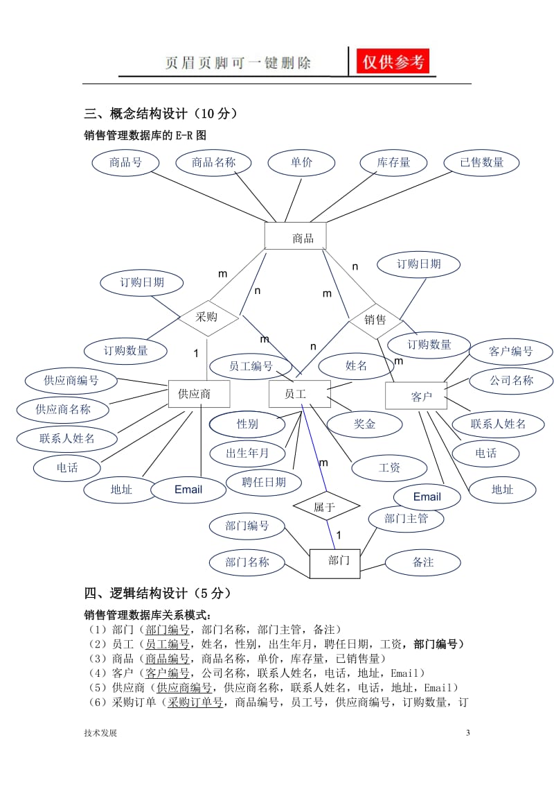 销售管理系统数据库设计说明书[分析运用].doc_第3页