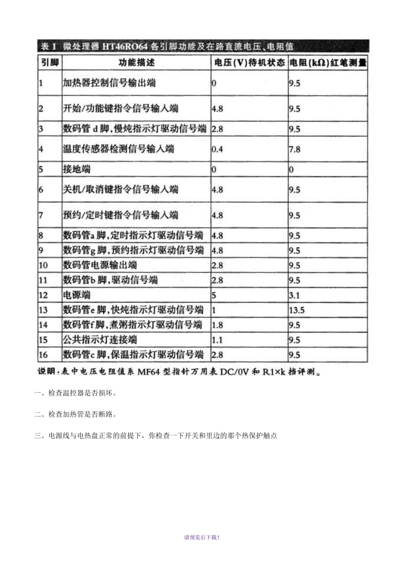 微电脑电炖锅电路原理与维修.docx_第3页