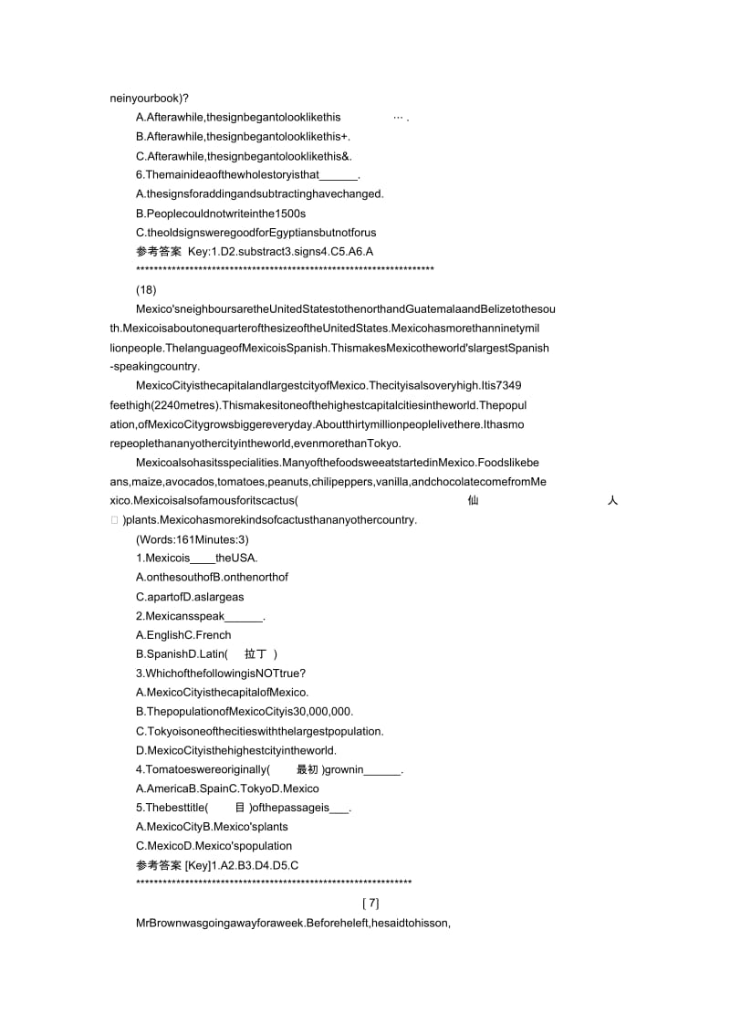 2019中考英语专项练习题及解析：阅读理解04.docx_第3页