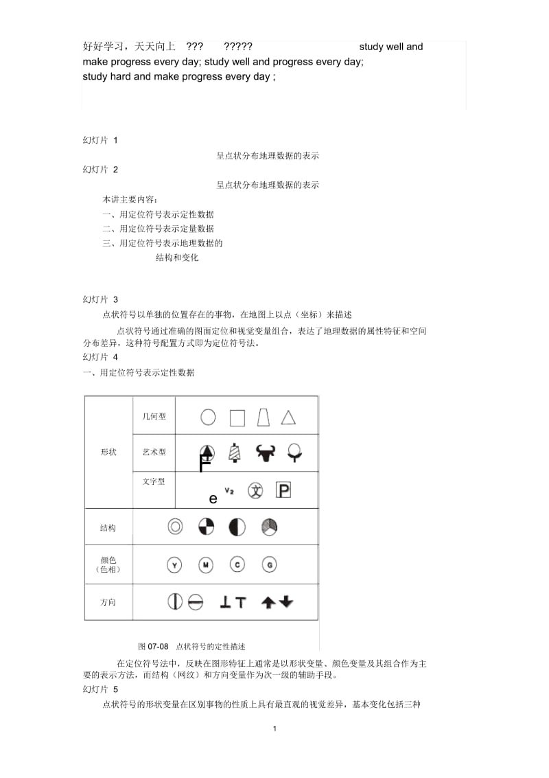 6.1呈点状分布地理数据的表示.docx_第1页