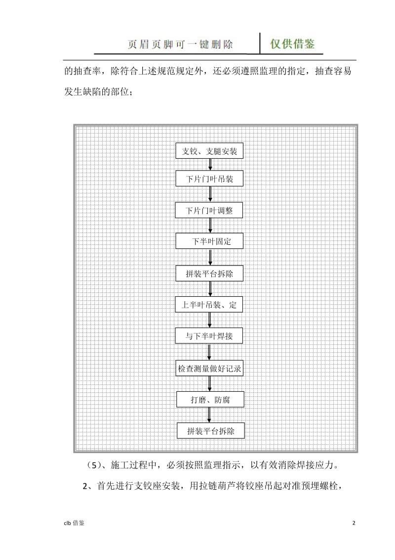 闸门及启闭机安装方案[特制材料].doc_第2页