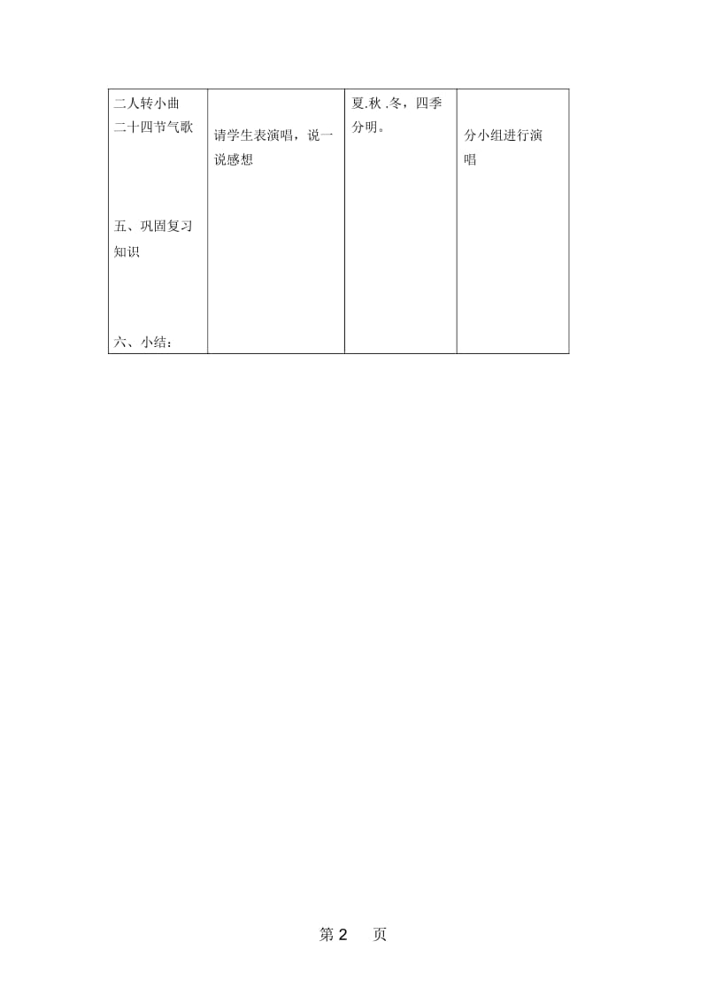 2019人音版小学音乐五年级第十册音乐教案142.docx_第2页