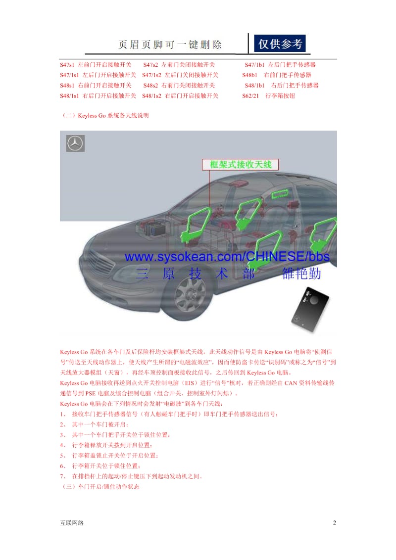 W220 Keyless Go系统功能[技术学习].doc_第2页