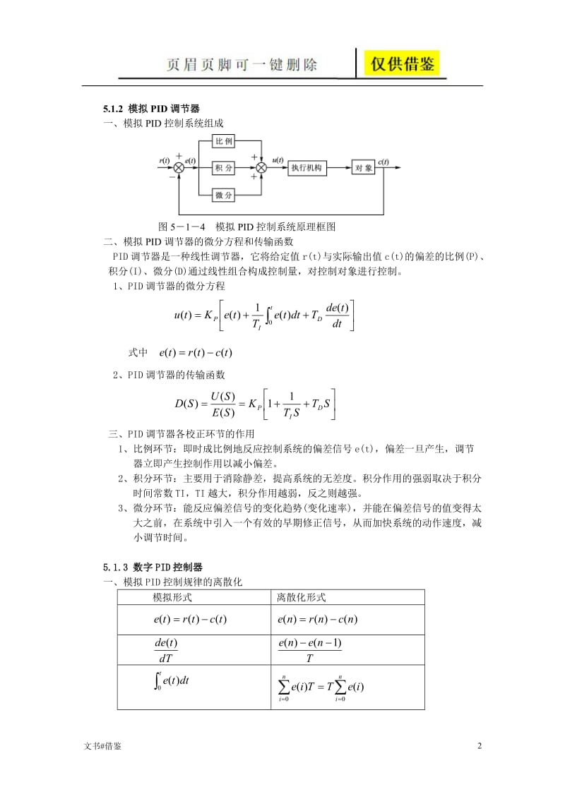 PID控制算法控制算法[行业二类].doc_第2页