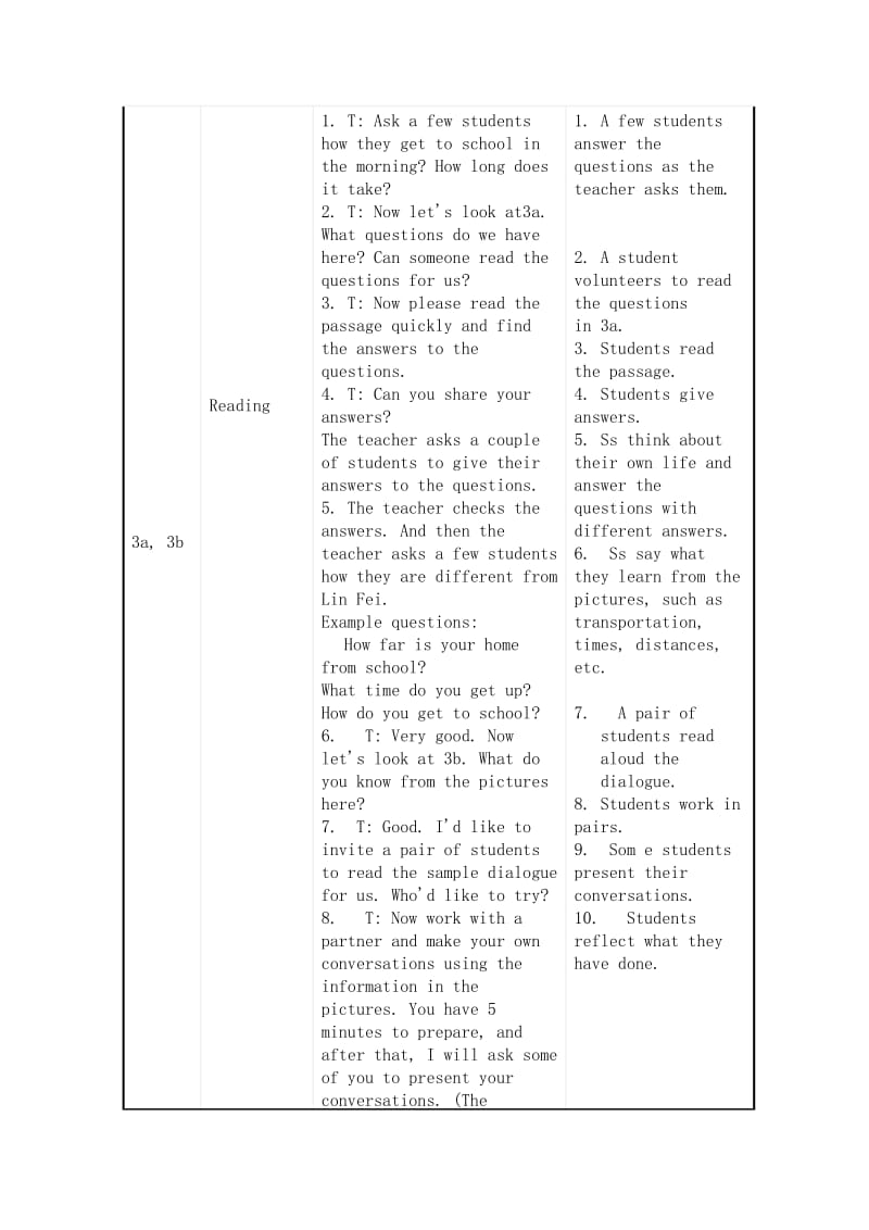 Unit 3 How do you get to school第二课时教学设计.doc_第3页