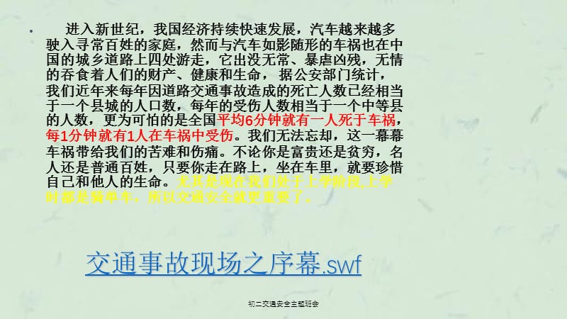 初二交通安全主题班会课件.ppt_第2页