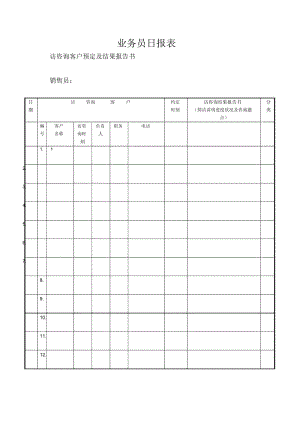 业务员日报表.docx