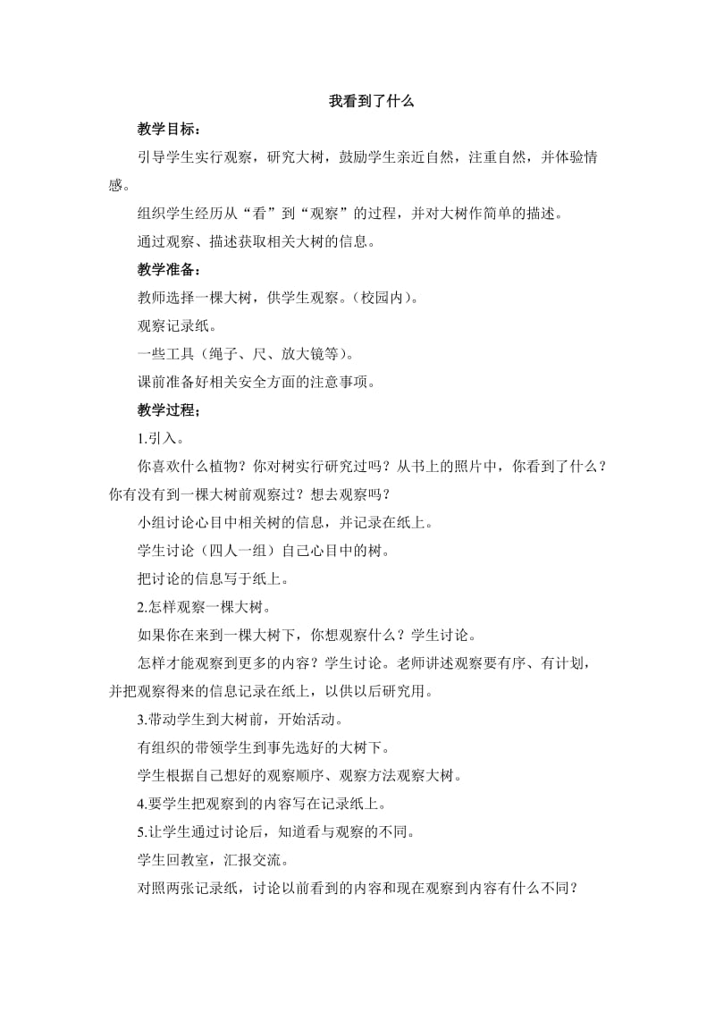 《我看到了什么》参考教案1.doc_第1页