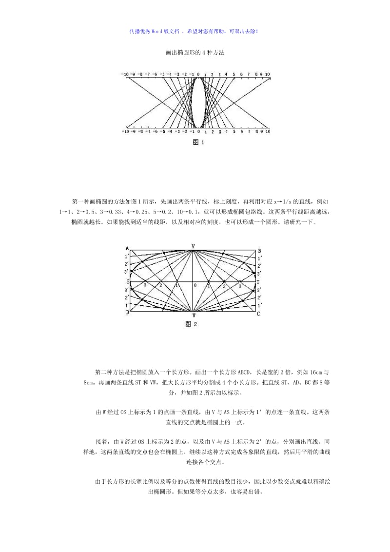 CAD画出椭圆形的4种方法Word版.doc_第1页