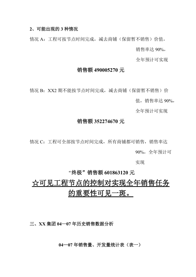 XX地产项目年度销售任务及费用预算计划.doc_第3页