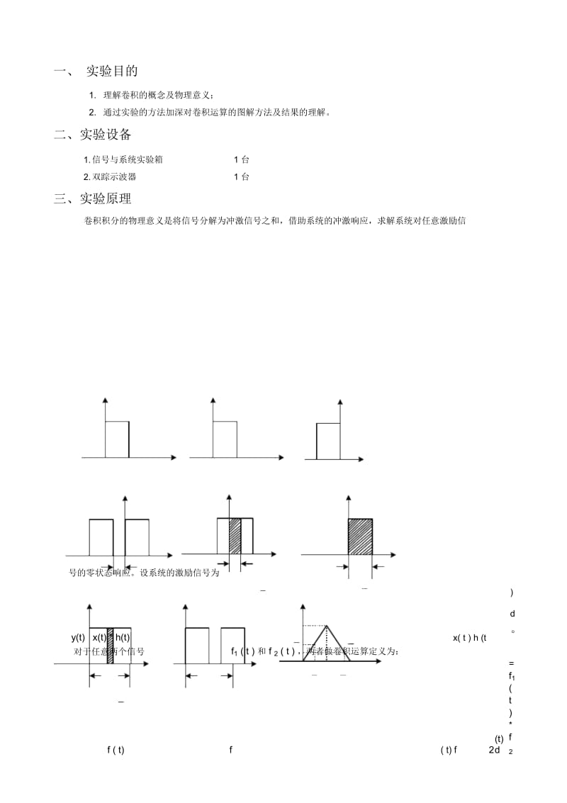 信号与系统试验----信号卷积.docx_第1页