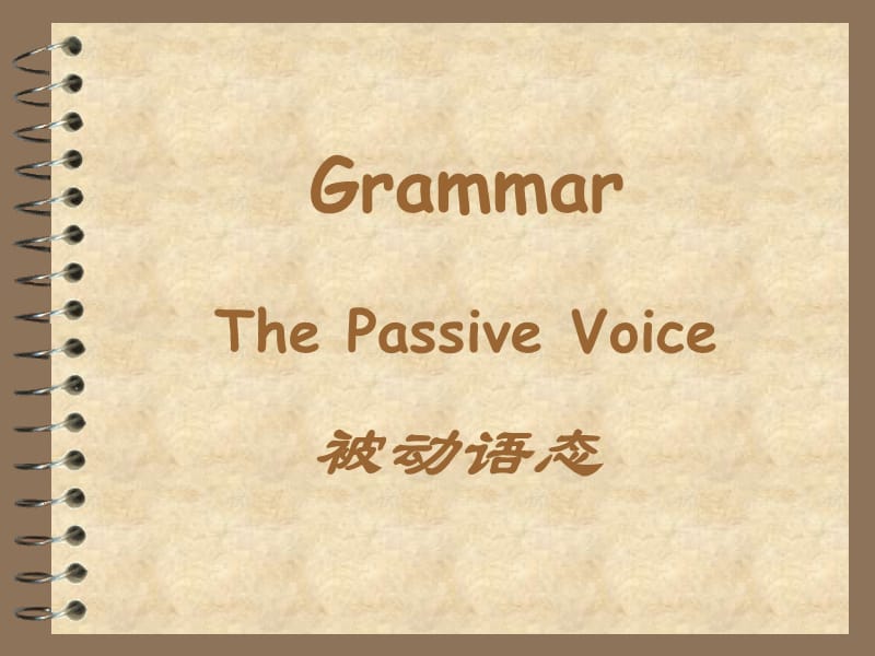 ThePassiveVoice.ppt_第1页