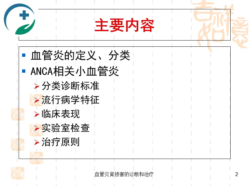 血管炎肾损害的诊断和治疗课件.ppt_第2页