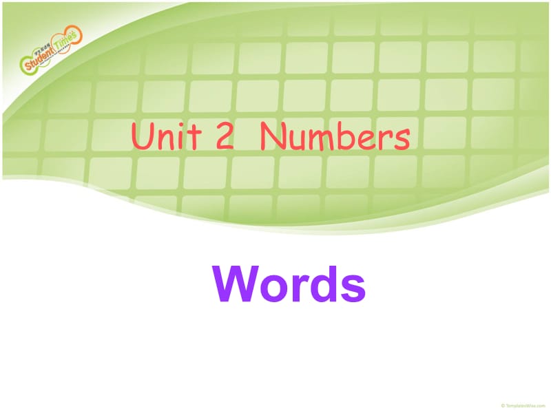 8A-Unit2Numbers-words.ppt_第1页