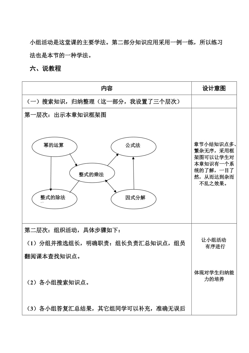 整式的乘除与因式分解说课稿.doc_第2页