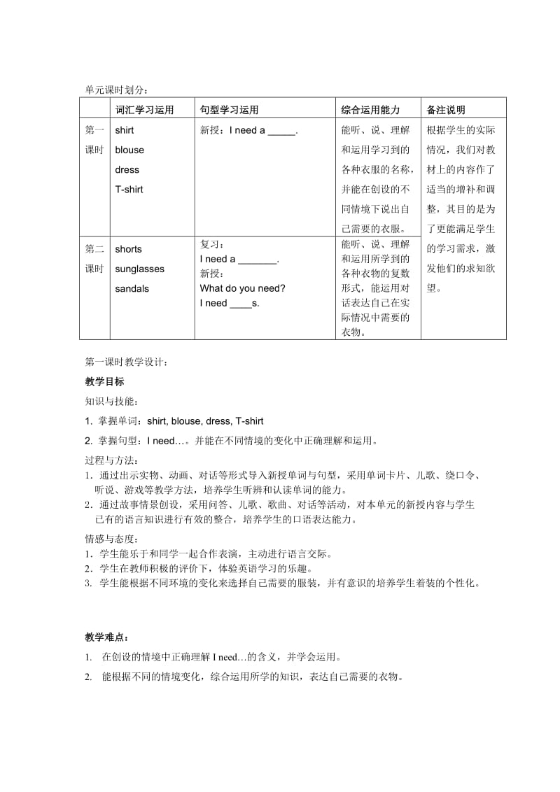 1Bm3u3teachingplan(Michael).doc_第2页