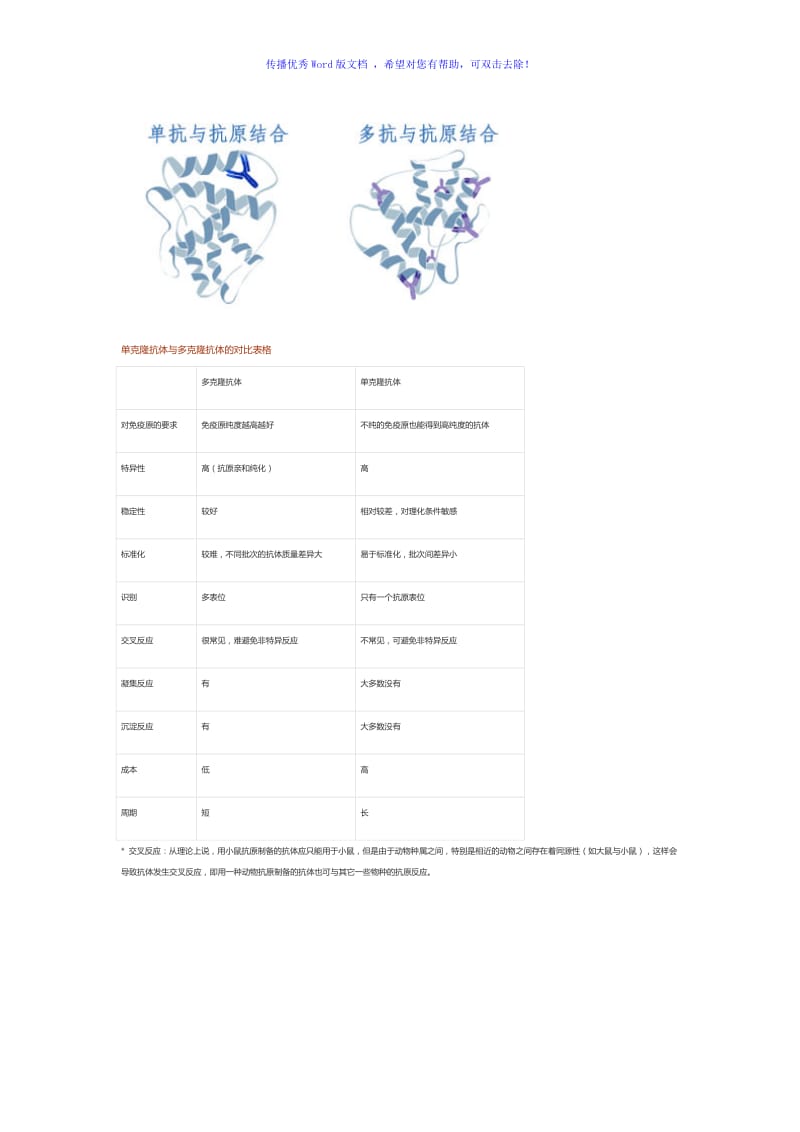 单克隆抗体和多克隆抗体的区别Word版.doc_第2页