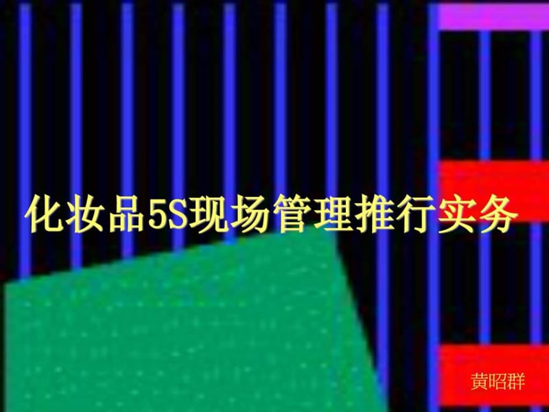 5S现场管理推行实务--化妆品课件.ppt_第1页