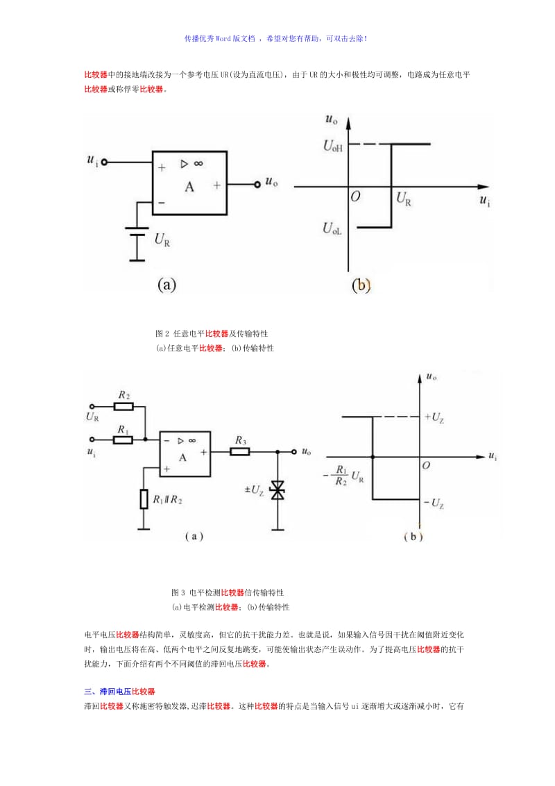 常见电压比较器分析比较Word版.doc_第3页