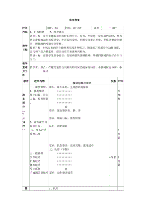 教案(88) 1、折返触物； 2、群龙戏珠.doc