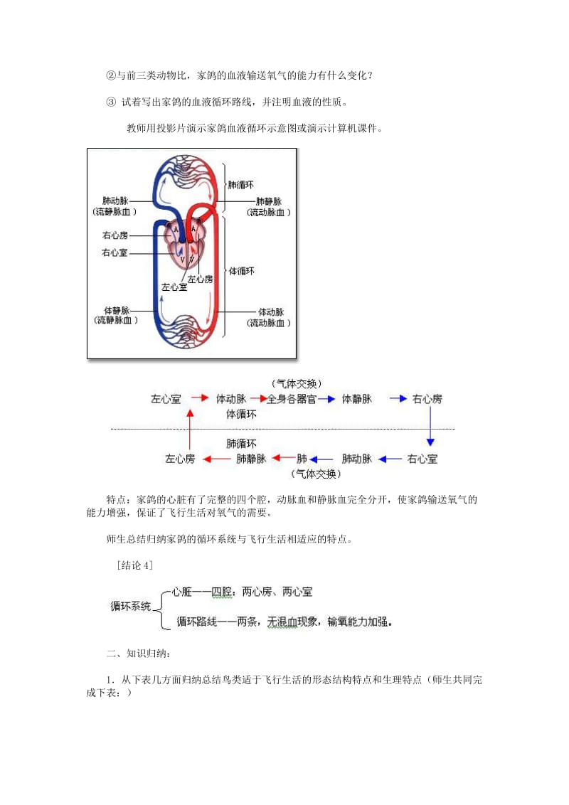 [精选类]七年级生物上册 动物的主要类群 ——鸟类学案 济南版.doc_第3页