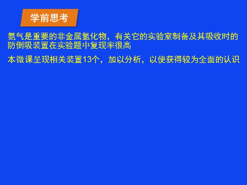 对点PPT：氨的实验室制备及防倒吸的装置图形解析13例.ppt_第2页