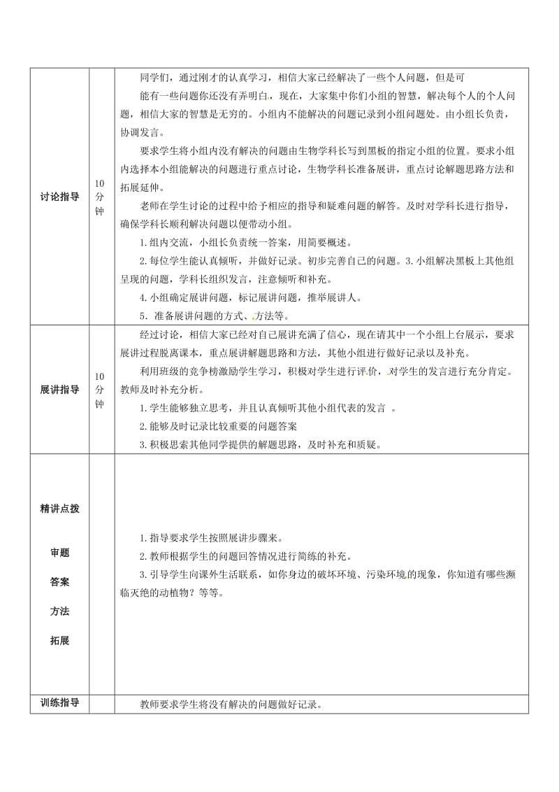 [精选类]山东省济阳县竞业园学校七年级生物上册 1.1.1 生物的基本特征（综合解决课）导学案（无答案）（新版）济南版.doc_第2页