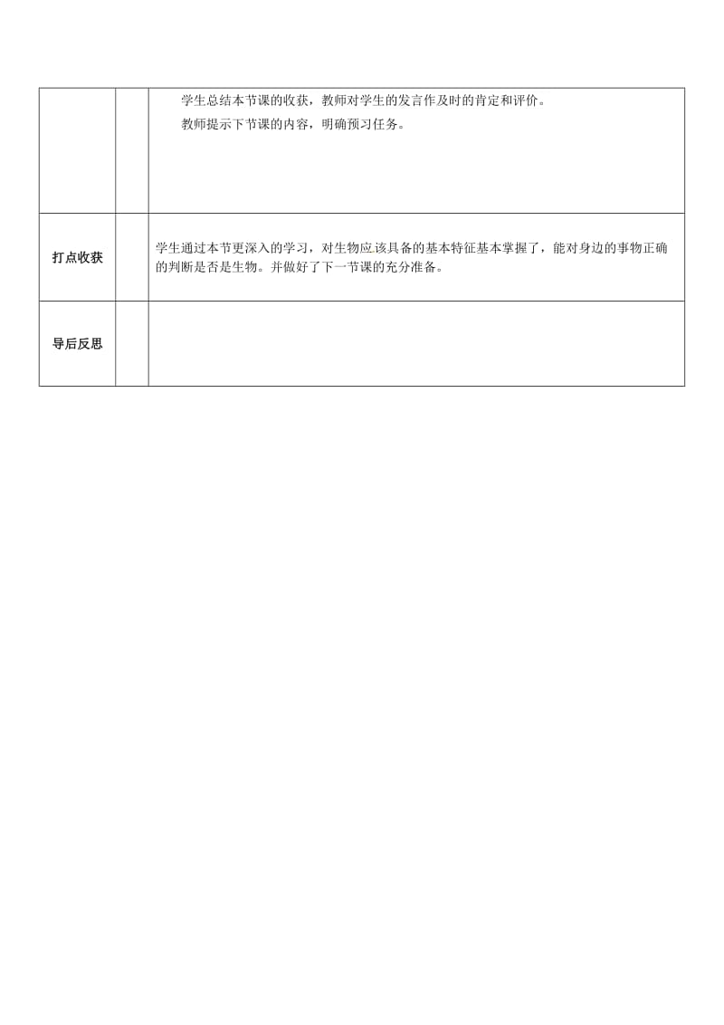 [精选类]山东省济阳县竞业园学校七年级生物上册 1.1.1 生物的基本特征（综合解决课）导学案（无答案）（新版）济南版.doc_第3页