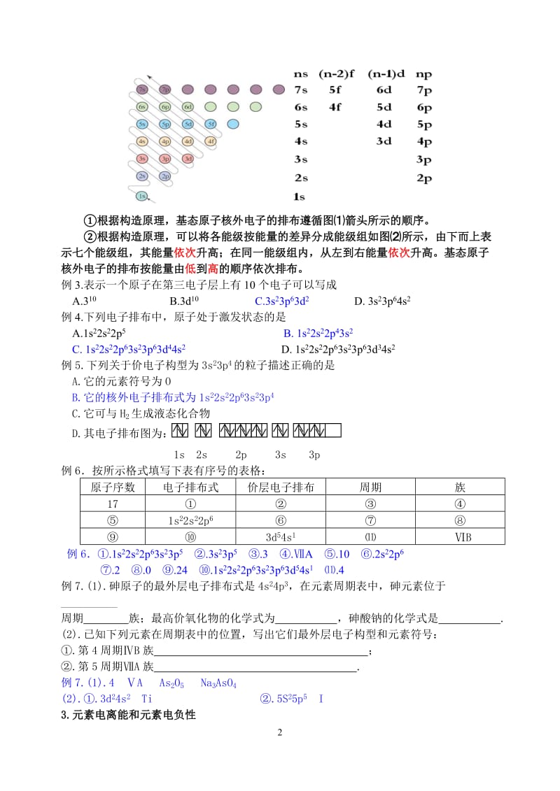 化学选修3《物质结构与性质》复习讲义.doc_第2页