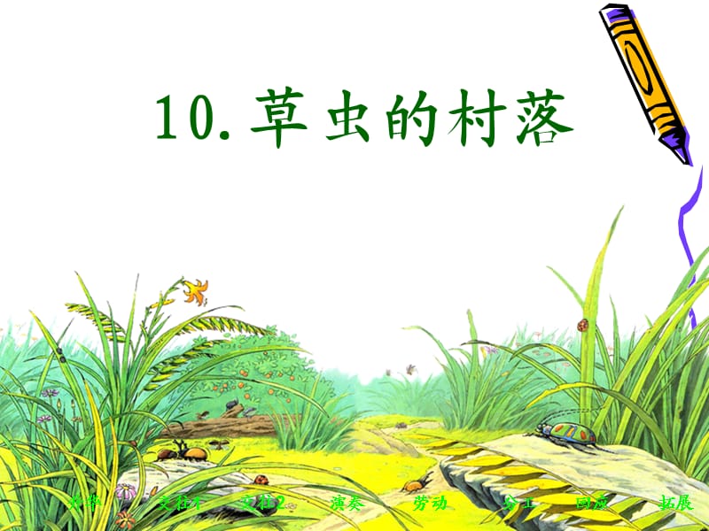 10草虫的村落课件-石羊哨小学.ppt_第2页