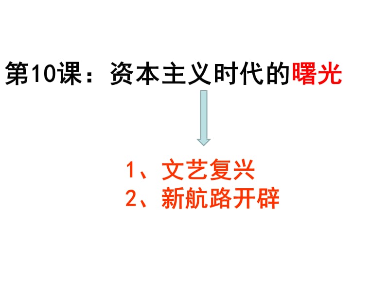 10课资本主义时代的曙光.ppt_第1页