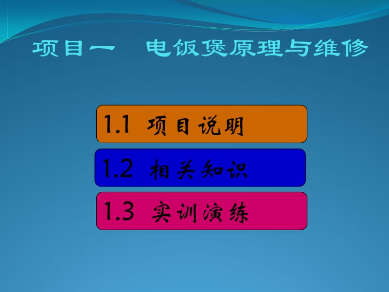 电饭煲的原理与维修.ppt_第1页