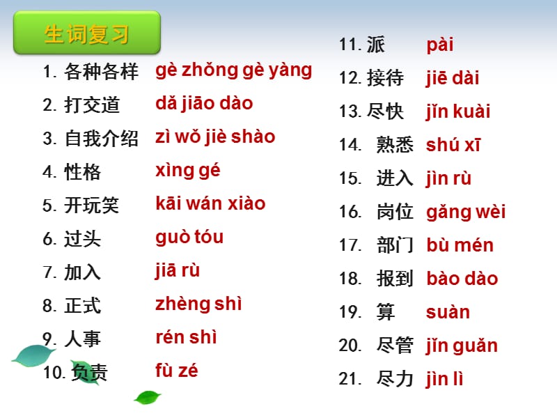 汉语口语速成提高篇第一课Part2.ppt_第2页