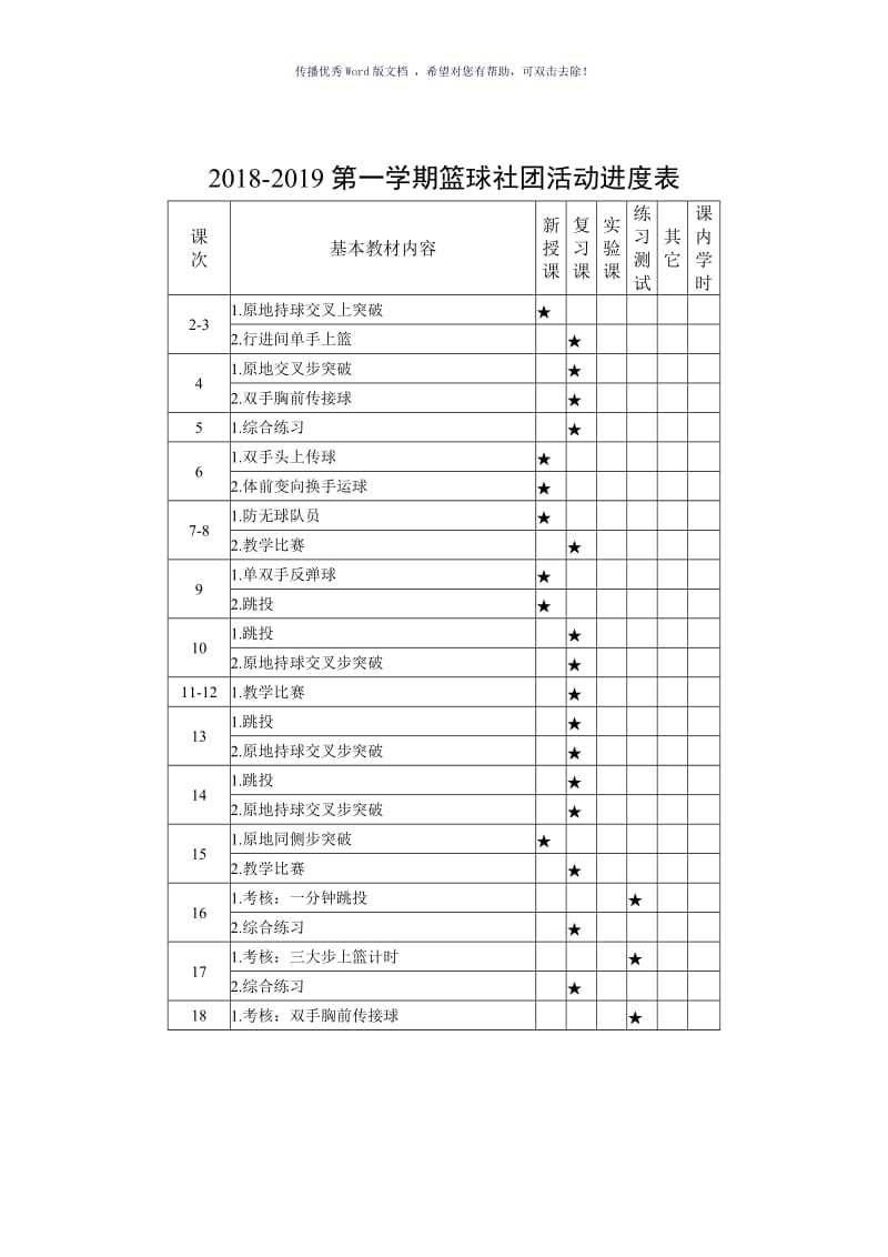 篮球社团教案-下Word版.doc_第1页