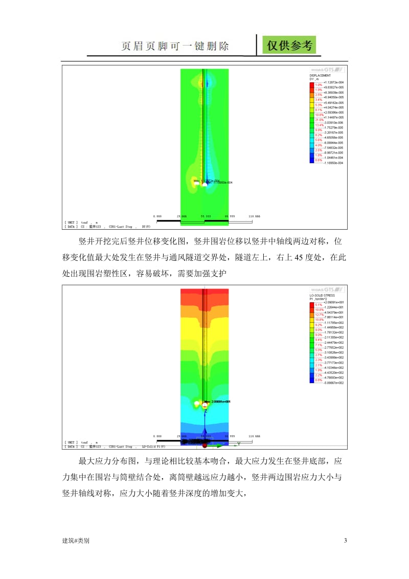 基于MIDAS GTS对超长深竖井的数值研究[土建建筑].doc_第3页