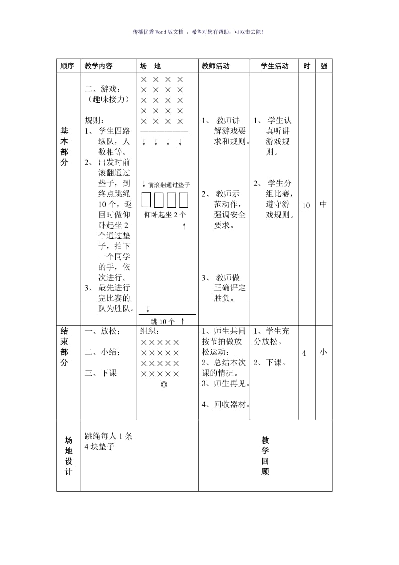 跳短绳教学设计Word版.doc_第2页