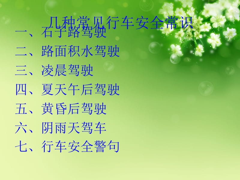 《安全行车常识》PPT课件.ppt_第2页