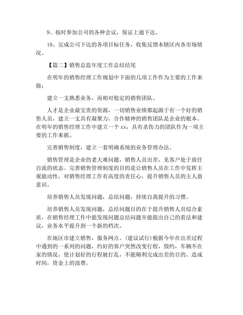 销售总监年度工作总结结尾.docx_第2页