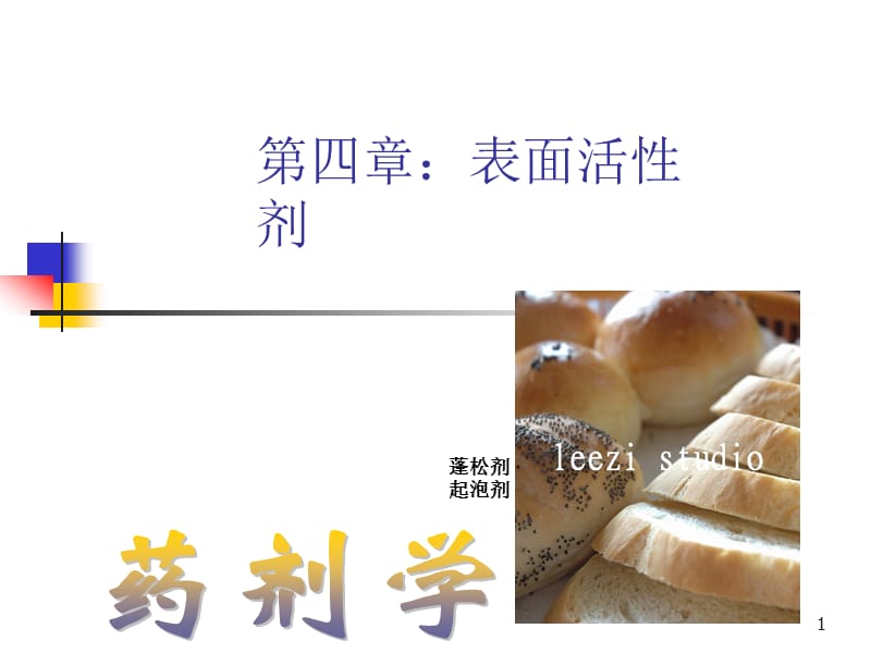 药剂学第4章 表面活性剂.ppt_第1页