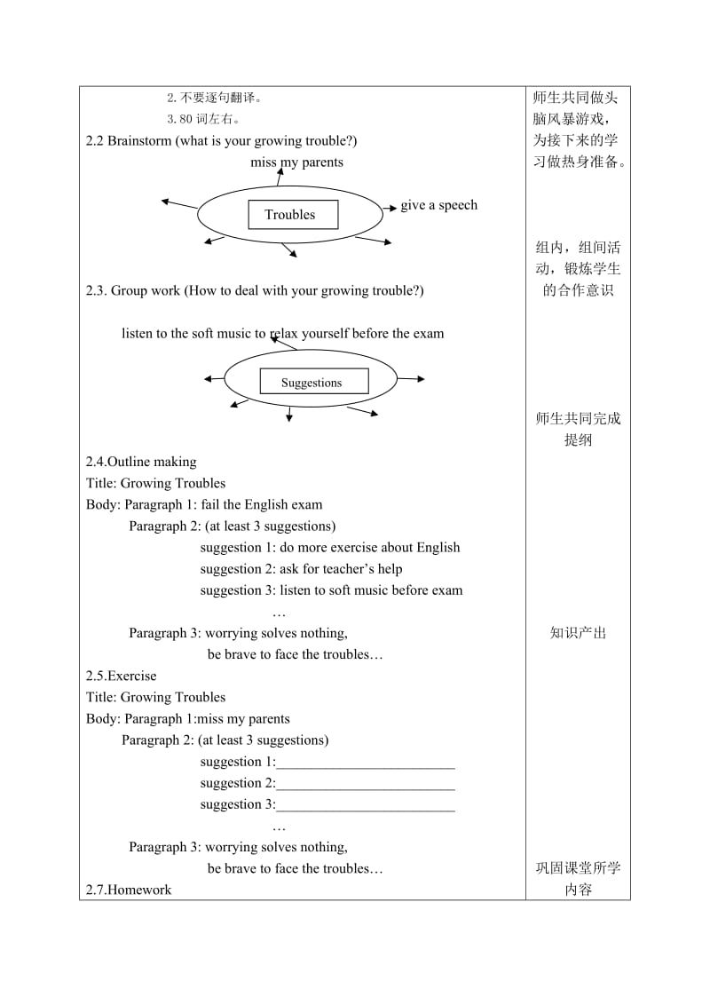 仁爱英语八年级下写作课教学设计.doc_第2页