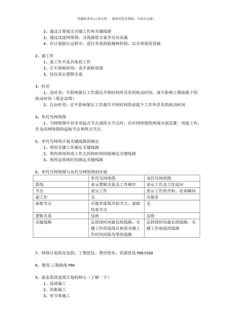 建筑工程施工组织与管理复习要点Word版.doc_第3页