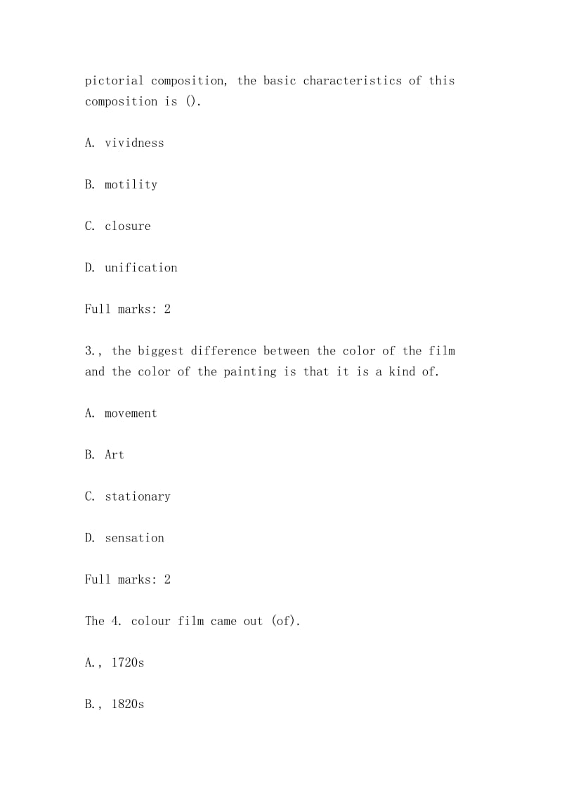 福师《影视文学》在线作业二（Blessing division film and Television Literature online homework two）.doc_第2页