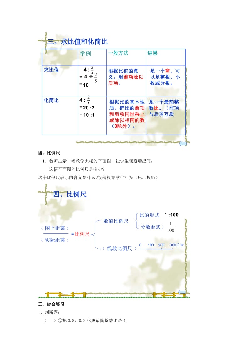 《比和比例的复习课》教案设计.doc_第3页