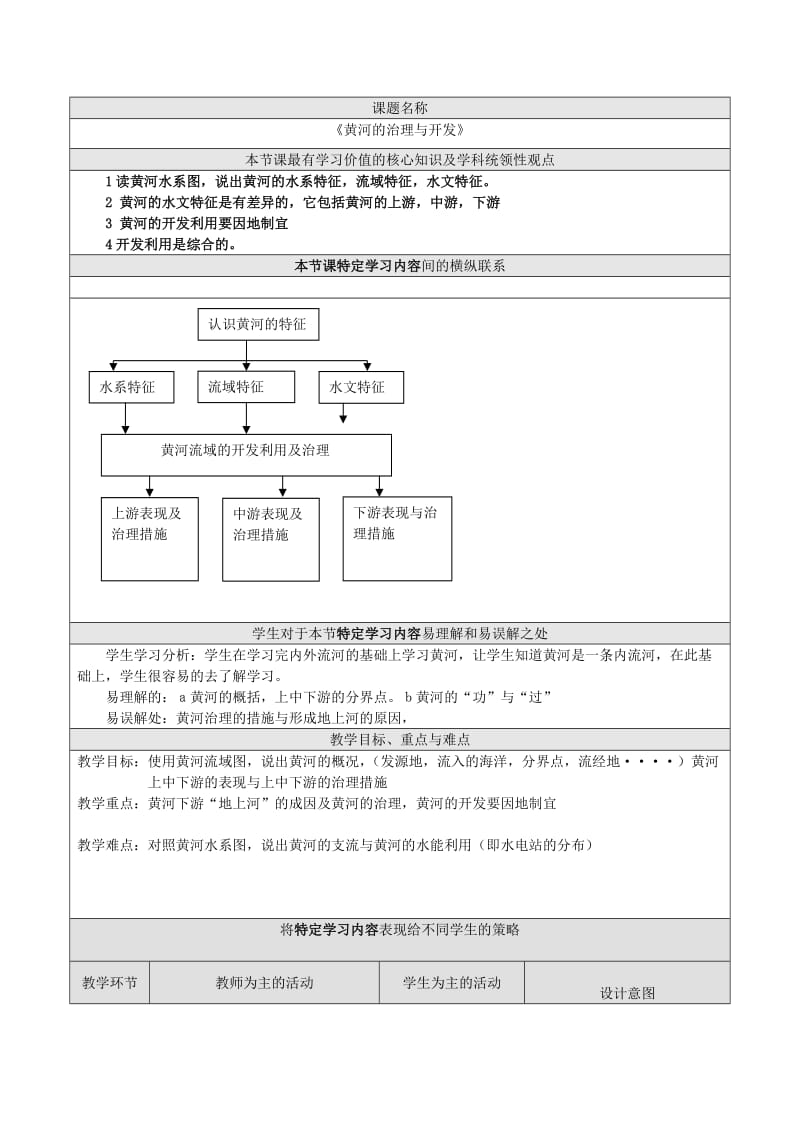 《黄河的治理及开发》.doc_第1页