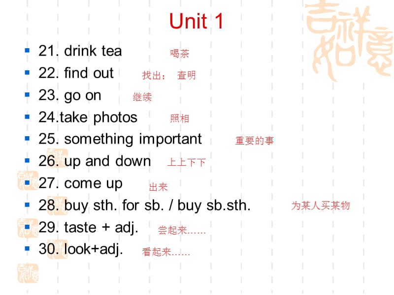 Unit1重点短语复习课件.ppt_第3页