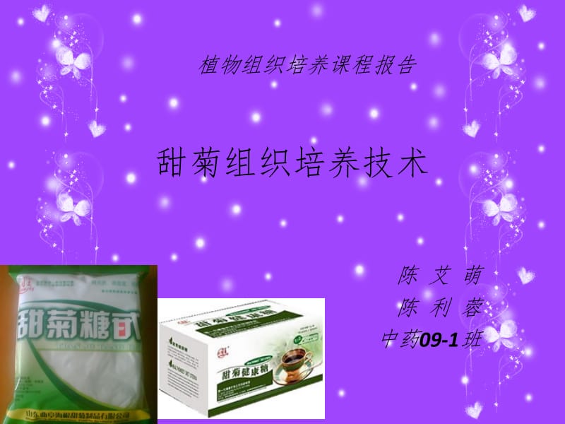 甜叶菊组织培养PPT课件.ppt_第1页