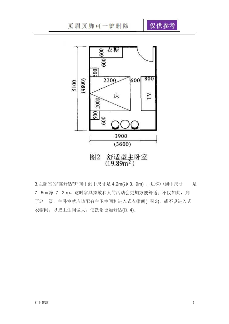 16种住宅房间的合理尺寸[土建建筑].doc_第2页